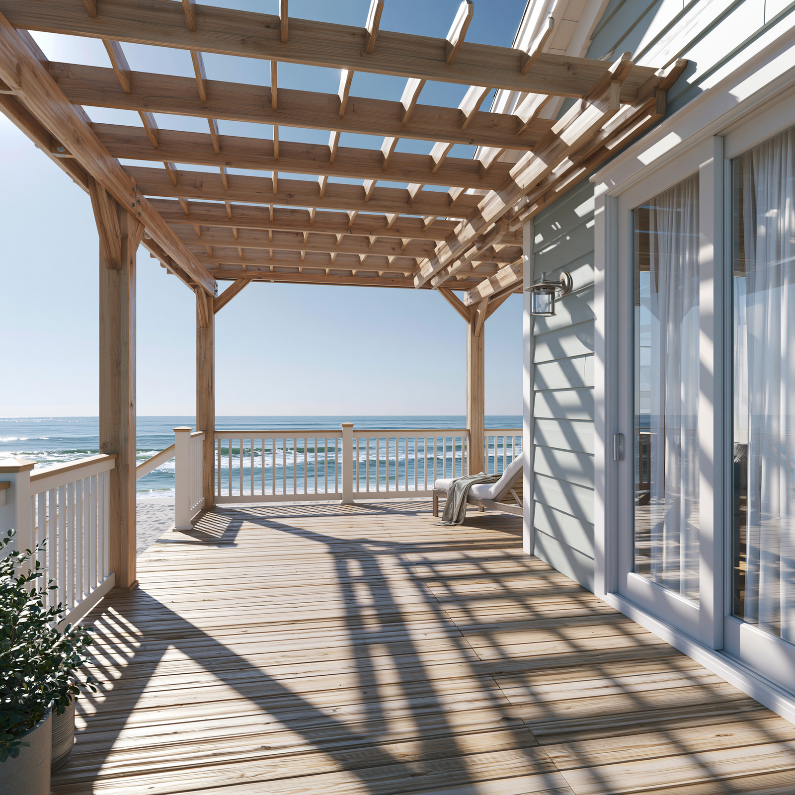 Timber-roofed gazebo deck structure built by GP FloraL in Penang